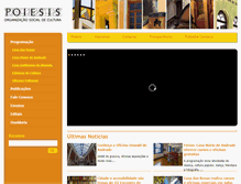 Tablet Screenshot of poiesis.org.br